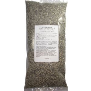 Ölbindemittel 1KG, straßentauglich + wasserabweisend, 0.5-4mm Körnung, bindet ca. 1,2l Flüssigkeit (Öle, Fette, Schmier- und Kraftstoffe)