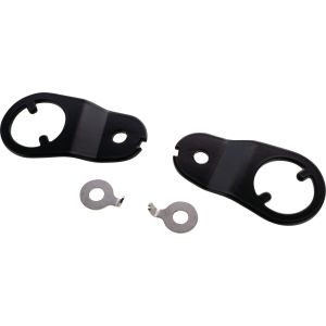 Replika Blinkerhalter hinten, schwarz (1 Paar), OEM-Vergleichs-Nr. 1E6-83369-00 + 1E6-83368-00