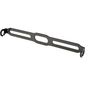 Blinkerhalter hinten, passend für div. Kennzeichenhalter, für Blinker mit M8-Bolzen, Größe 160x21mm für 180mm Kennzeichenbreite geeignet