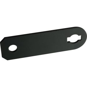 Replika-Hupenhalter, Edelstahl schwarz beschichtet, passend für Hupen mit Gummilagerung (siehe Art. 41549 (6V) bzw. 41253/41013/41080 (12V))