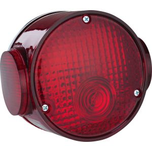 Replica Taillight, round, complete, without bracket, with reflector and 'e'-marked lens, 'E'-approved, , OEM reference # 437-84510-62