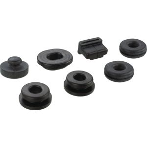 Befestigungs-Set Verkleidungs-Seitendeckel links und rechts komplett, 7tlg. Gummi-Set
