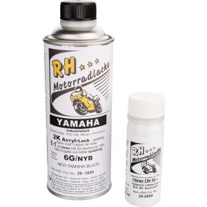 Basislack OHNE Klarlack New Yamaha Black (NYB), 375ml 2K