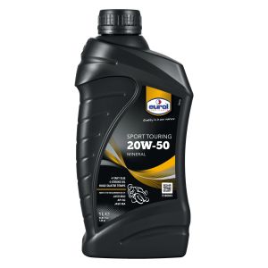 1l Eurol 20W50 4-Takt mineralisches Motorrad-Motoröl, Zusätze gegen Verschleiß, Ablagerungen und Oxidation (entspr. Spezifikation API SG, JASO MA2)