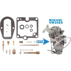KEDO Vergaser-Rebuild-Kit inkl. Choke- Kolben, -Federn & -Kugel, Dichtungsring Betätigungswelle (Düsengrößen: #300/#25) --></picture> alternativ siehe Artikel 94032