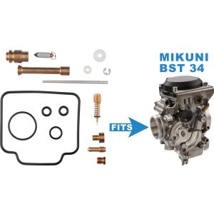 KEDO Vergaser-Rebuild-Kit für Mikuni BST-34 Vergaser (Düsengrößen: #165/#45, Anleitung siehe Downloads)