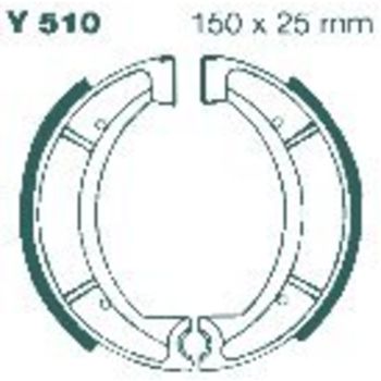 EBC Bremsbacken vorn/hinten (Für TT500 siehe 10023)