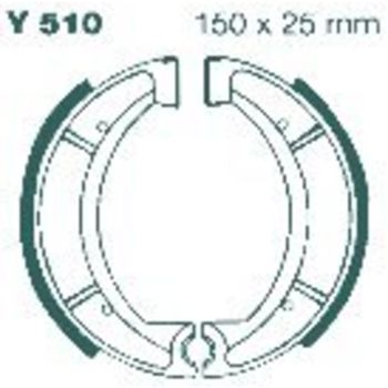 EBC Bremsbacken vorn/hinten, mit ABE (Für TT500 siehe 10023)