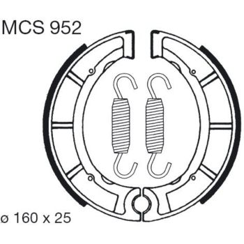 TRW Lucas Bremsbeläge MCB712SRM hinten KYMCO MXU 50 online kaufen