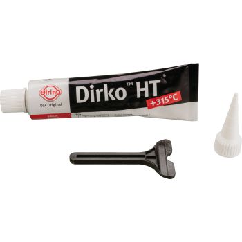 Dirko Dichtmasse HT schwarz (-60 bis +315°C), 70ml, inkl. Dosiertülle