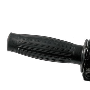 Beston-Style Griffgummis, schwarz, klassische Optik mit Längsrillen, Länge 130mm, Enden geschlossen Durchmesser max. ca. 38mm, 1 Paar