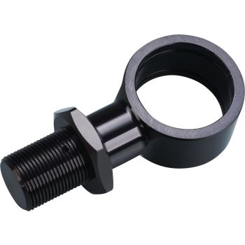 YSS Federbeinauge +10mm, Gewinde M16x1.0  / Augendurchmesser innen 26mm / Breite 18mm, schwarz eloxiert, 1 Stück