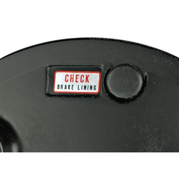 Abdeckkappe Bremsankerplatte, schwarz, 1 Stück (verschließt Schauloch zur Verschleißkontrolle)