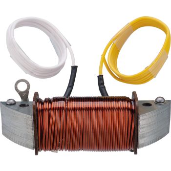 Ersatz-Lichtstromspule 6V, passend für originalen Stator und PME CDI-Systeme, inkl. montierten Kabeln und Schrauben, OEM-Vergleichs-Nr. 2H0-81313-50