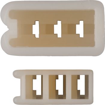 3er Stecker-Set (Typ 110), Kabelquerschnitt bis 1,5mm², passende Stecker und Buchsen siehe Art. 28538/28539