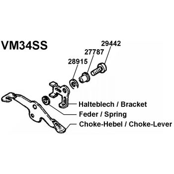 Kunststoff-Unterlegscheibe für Choke-Buchse Art. 27787, OEM-Vergleichs-Nr. 2J2-14962-00