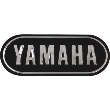 3D-Emblem YAMAHA, silber, ca. 132x52mm, selbstklebend, 1 Stück