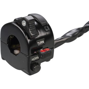 Replika Lenkerschalter links (US/EU), ohne Licht AN/AUS Funktion, OEM-Vergleichs-Nr. 21T-83973-00