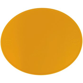 Startnummerntafel Preston Petty, oval, gelb, Abm. ca. 285x238mm, 1 Stück