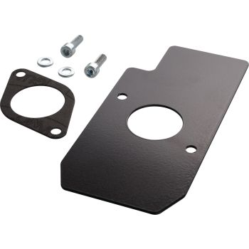 Vergaser-Hitzeschutz-Set, Aluminium schwarz beschichtet