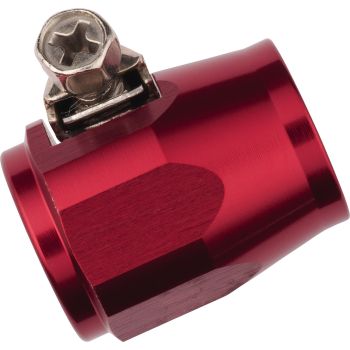 Ölschlauch-Abschlusskappe rot, 1 Stück (Aluminium eloxiert, Sechskant-Design, passend für Ölschlauch Art. 90144, passt auch für Art. 50253/50254)