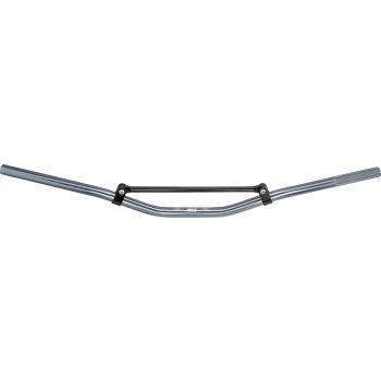 Alu-Lenker 'Cross' flach, leicht gekröpft (Strebe geschraubt), titanfarben, (BxHxT) 812x80x92mm, Innendurchmesser 14mm