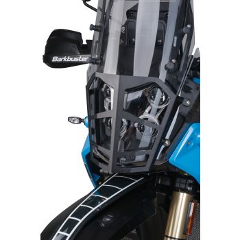 KEDO T7 Offroad-Scheinwerferschutzgitter aus 2.5mm starkem Aluminium, schwarz beschichtet, inkl. Montagematerial (keine Zulassung für Straßennutzung)
