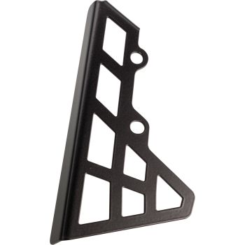 KEDO T7 Abdeckung Fußbremspumpe 'HD', 2mm Edelstahl schwarz beschichtet, bietet zuverlässigen Schutz, einfache Montage, für OEM Hauptständer passend