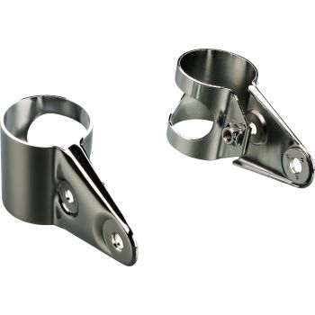 Replika-Lampenhalter TT500 ohne Gummidäm 1 Paar, verchromt, benötigt 2x Art. 33036, OEM-Vergleichsnummer 1K7-84118-60-33