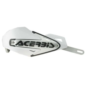 ACERBIS MULTIPLO 'E' Handguard-Set, Complete, White, incl. Mounting Material for 22/28mm Handlebar