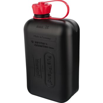 2l Kanister Hünersdorff Fuelfriend, schwarz, Abm.ca. 27x15x8cm, dichtet 100%ig ab, ZAPFPISTOLEN- TAUGLICH