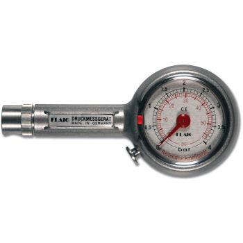Präzisions-Reifendruck-Messgerät 0-4bar mit 90°-Anschluss (FLAIG)