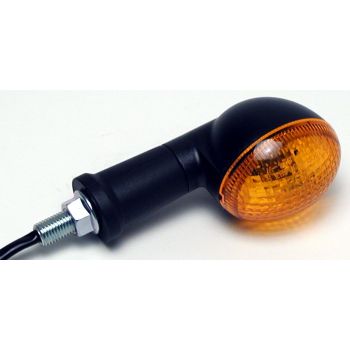 Mini-Blinker oval, 1 Paar (e-geprüft, Länge ca. 100mm/M10, Glühbirne: BA15s 12V/10W, 12V/21W siehe Artikel 41114)