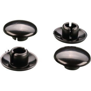 M8 Abdeckkappen-Set, Kunststoff schwarz, für Lenkerhalter-Schrauben, 4 Stück