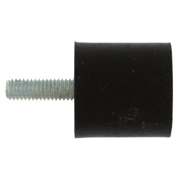 Rubber Buffer D25x25, M6x17mm Single Male Thread (Bump Stop)