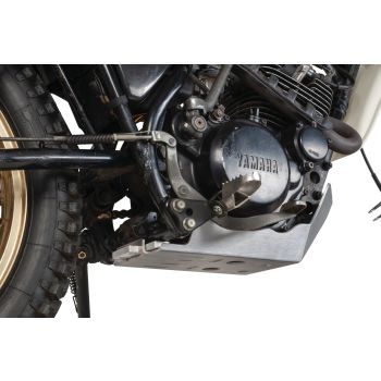 Alu-Motorschutz HeavyDuty, für Gelände-Einsatz, 4mm Aluminium, praxistaugliche Schnellbefestigung mit einer Schraube (schnelle Reinigung)