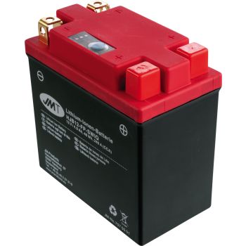 Lithium-Ionen Batterie HJB12-FP 12V 48Wh, inkl. eingebauter Lade-Kontrollanzeige, Gewicht 0.9kg (ersetzt YB12AL-A2)