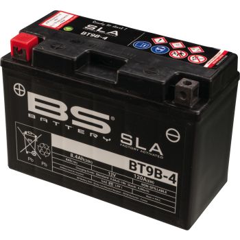 SLA-Batterie BS 12V / 8,4Ah wartungsfrei befüllt, auslaufsicher durch SLA-Technologie (ohne Vlies, ohne Gel) Typ BT9B-4 YT9B-4