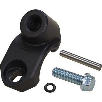 Magura Hymec Spiegelschelle, schwarz, für Spiegel mit M10x1.25 Rechtsgewinde (Yamaha-Standard), für alle unsere hydraulischen Kupplungen ab ca. 2012