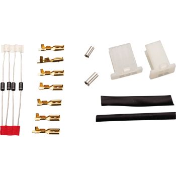 Elektrik-Anschluss-Set für unsere 60mm Tachos mit Kontrollleuchten an den Fahrzeug-Kabelbaum (inkl. Anleitung zum DIY)