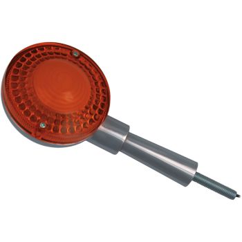 Blinker vorn, verchromt, e-Prüfzeichen (Glühbirne: BA15s 12V/21W), Gewinde M8