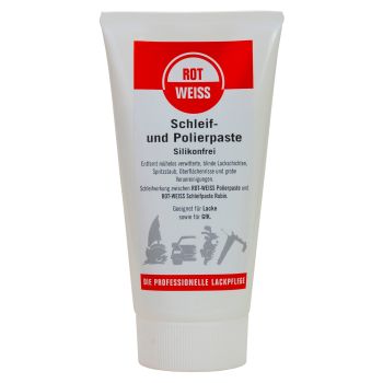 ROT-WEISS Schleif- & Polierpaste, 150ml (Nachbehandlung nach 50265, vor der Politur mit 50266 einsetzen)