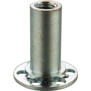 bigHead Gewindebuchse F2/S20-M6x22mm, Kopfform B20 rund, Durchmesser 20mm, zum Einlaminieren, Kleben, Schrauben an z.B. Verkleidungsteilen/Kotflügeln