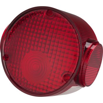 Rücklichtglas rund, rote Seitenreflektoren (e-geprüft), OEM-Vergleichs-Nr. 341-84721-60