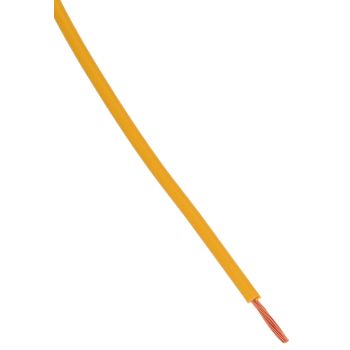 KABEL, 1 Meter 0.75qmm gelb