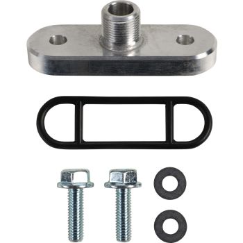 Benzinhahn-Adapter SR500 (Original-Tank auf M14x1) inkl. Schrauben & Dichtung -></picture> passender Benzinhahn siehe Artikel 29251 / 50597, Lochabstand 46mm