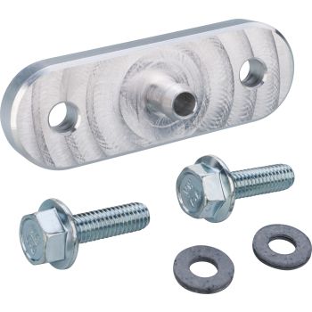 Benzinschlauch-Adapter inkl. Schrauben & Dichtung, zum direkten Anschluss der Benzinleitung ohne Benzinhahn, für minimalistische Umbauten bzw. Racing
