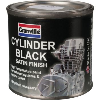Granville 'Cylinder Black Satin Finish' Pinsellack, 100ml (kein Primer bzw. Grundierung notwending)