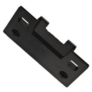 H&B Koffer-Adapterplatte, schwarz (1 Stück, NICHT für H&B-Alu-Koffer)