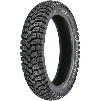 MEFO Enduro-Reifen 120/90+4.50/4.60-17' MFE99 Explorer (64T/TT, Schlauch #61032, Straßenzulassung für 130/80 als auch 4.50/4.60' dank Doppelkennzeichnung)